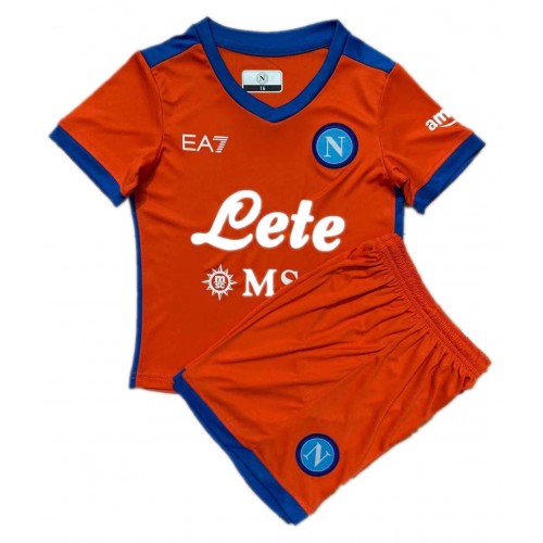 SSC Napoli Dres Dječji Treći 2021/2022 Kratkih Rukava SSC Napoli Dres Dječji Treći 2021/2022 Kratkih Rukava